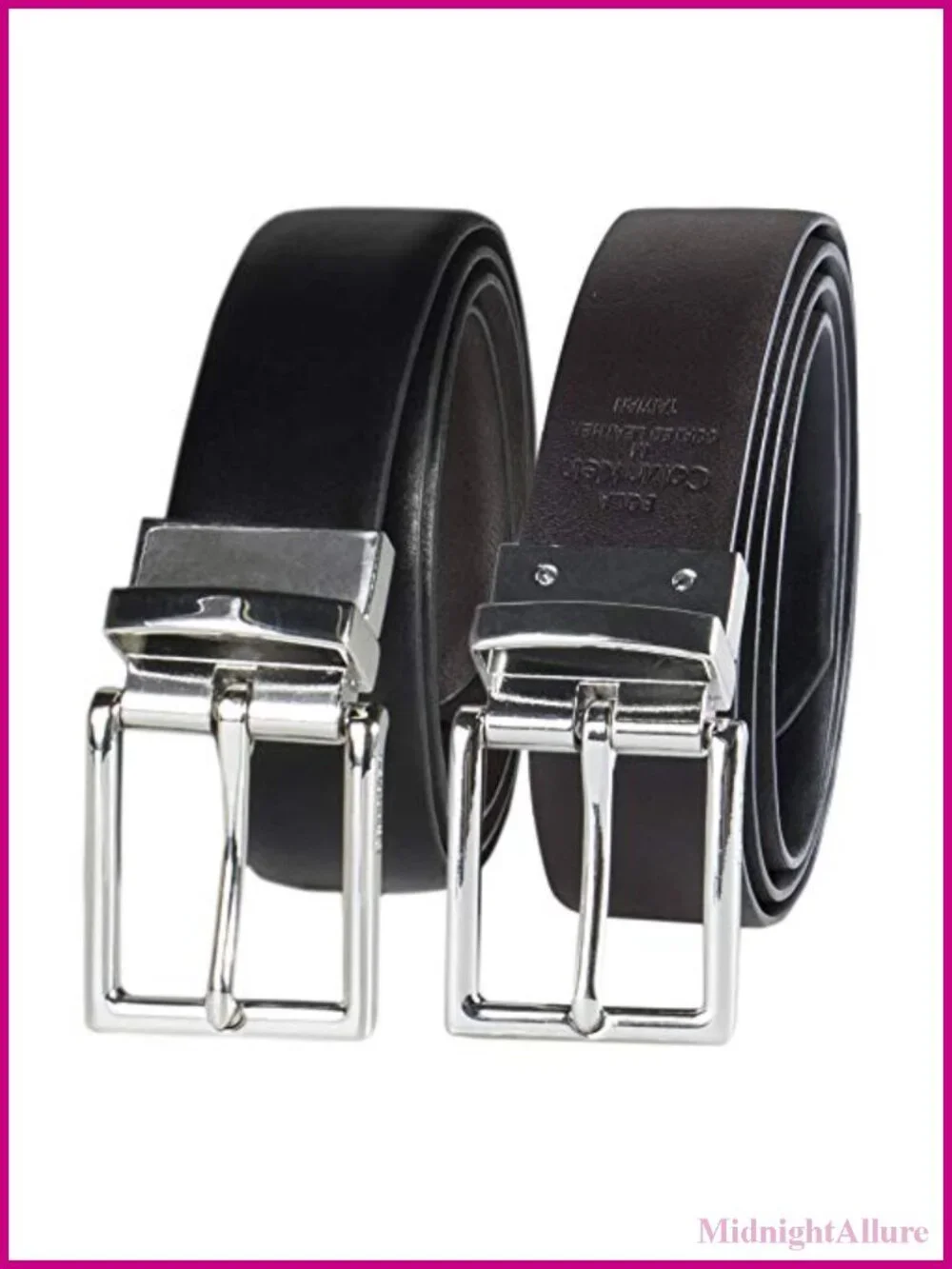 Reversible Leather Belt for Jeans Trousers Dresses 1.25 Inch